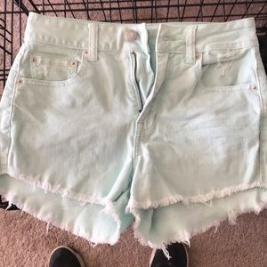 High waisted shorts